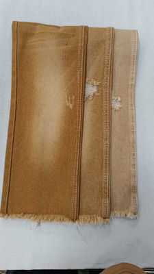 10.6oz DARK KHAKI 10x7 con ancho completo 180cm sin tejido elástico de denim JSD3023DK-R al por mayor